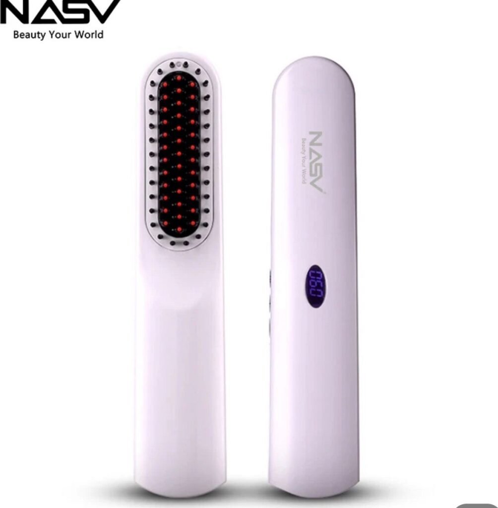 Cordless Straightening Brush 2-in-1 Electric Straightening Brush Hair Straightening Brush