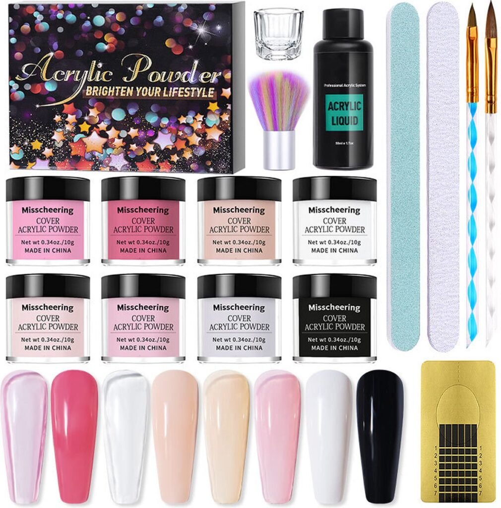 Acrylic Nail Set Starter Kit Complete for Beginners Acrylic Nail Kit