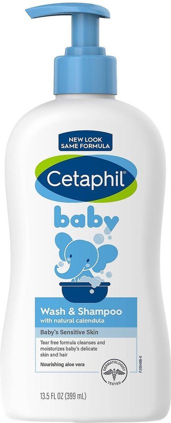 Cetaphil Baby 2-in-1 Hair Shampoo and Body Wash – Wash & Shampoo – Baby Care – 399ml