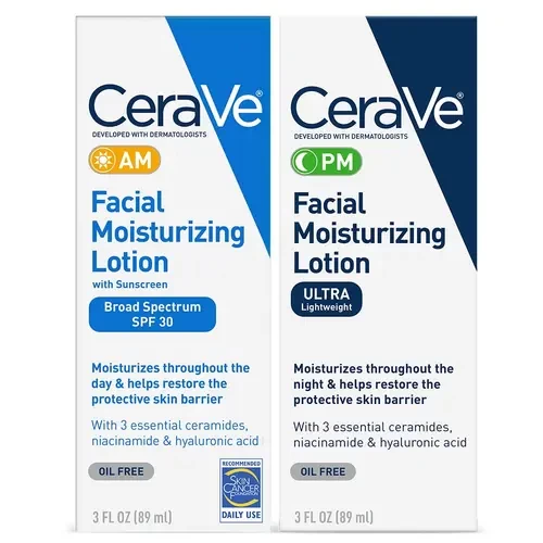Cerave Facial Moisturising Lotion AM PM Bundle 2 x 89ml