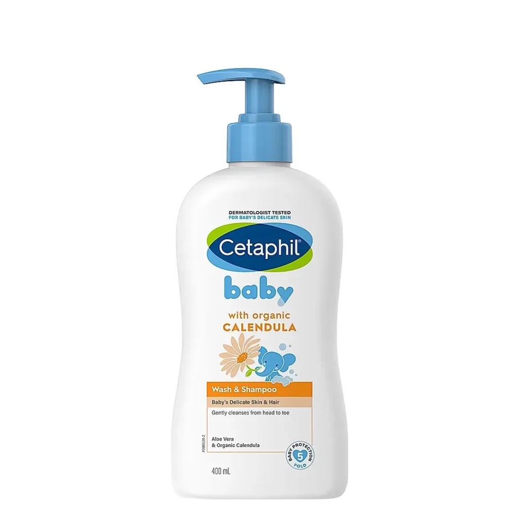 Cetaphil Baby Wash & Shampoo with Organic Calendula – 400ml