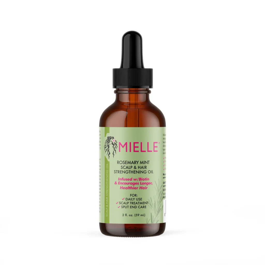 MIELLE ORGANIC Rosemary Mint Scalp & Hair Strengthening Oil 59 ml