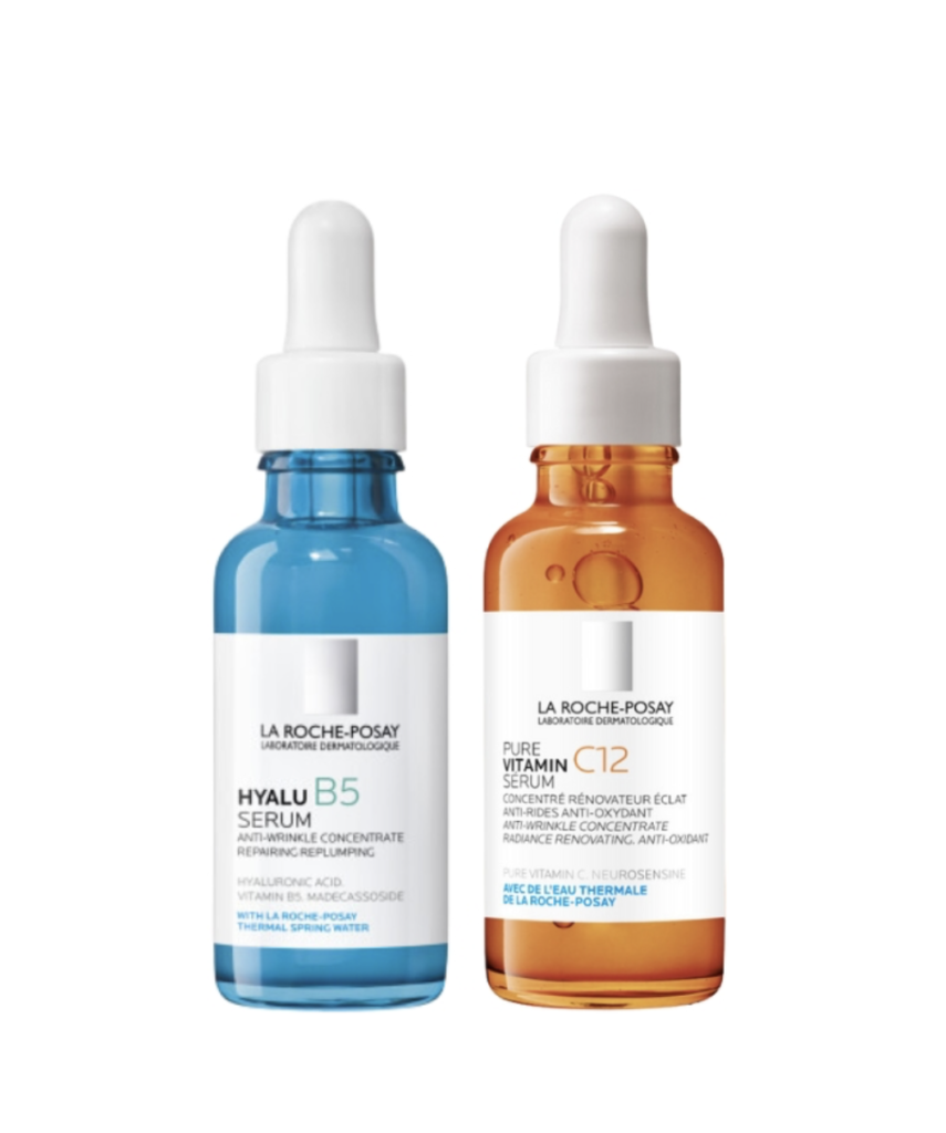 La Roche-Posay Hyalu B5 Serum 30ml and Pure Vitamin C12 Serum 30ml Routine Kit