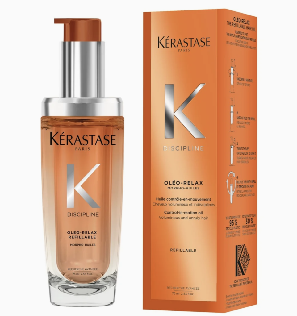 Kérastase L'Huile Oléo-Relax Refillable Oil–Antifrizz Hair Oil-For Unruly Hair-75ml