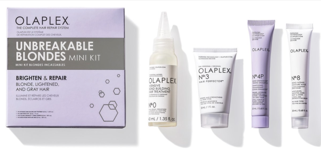 Olaplex Blonde Mini Set 110ml Shampoo and Conditioner Blonde Hair Silver Shampoo
