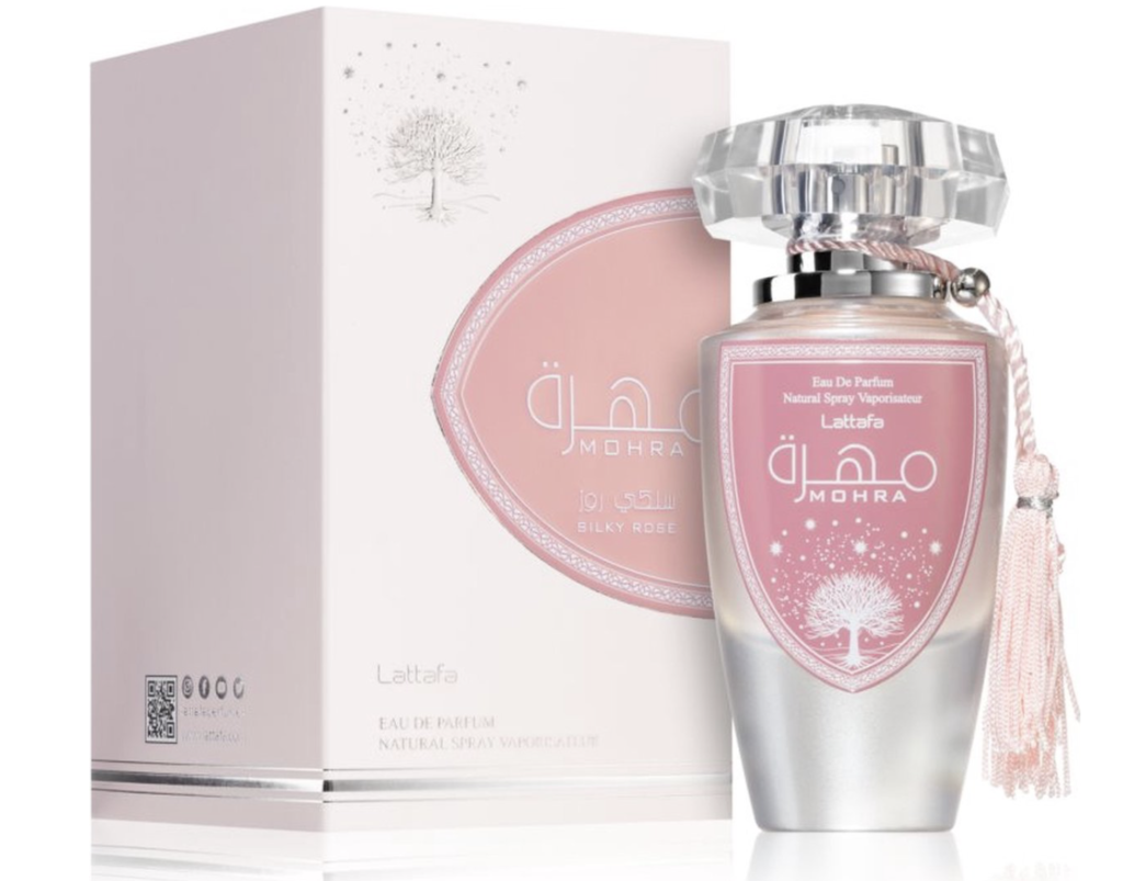 Lattafa Mohra Silky Rose Eau de Parfum Women 100ml Arabian Perfume Rose Fragrance