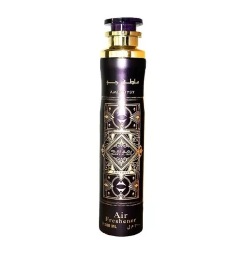 Lattafa Badee Al Oud Amethyst Room Spray 300ml Arabian Air Freshener Oud Fragrance