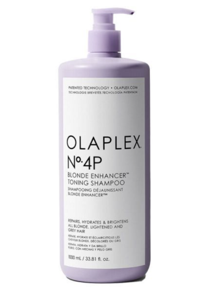 Olaplex No.4P Silver Shampoo 1000ml Blonde Shampoo Blonde Hair Anti-Yellow