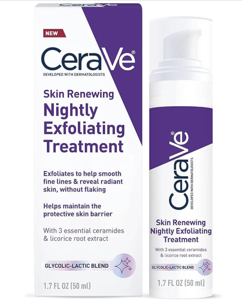 CeraVe Skin Renewing Nightly Exfoliating Treatment – 50 ml