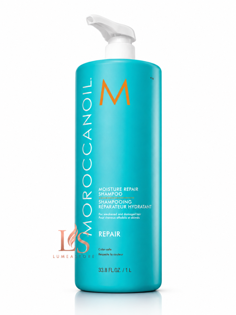Moroccanoil Moisture Repair Shampoo 1000 ml – For Damaged & Weakened Hair