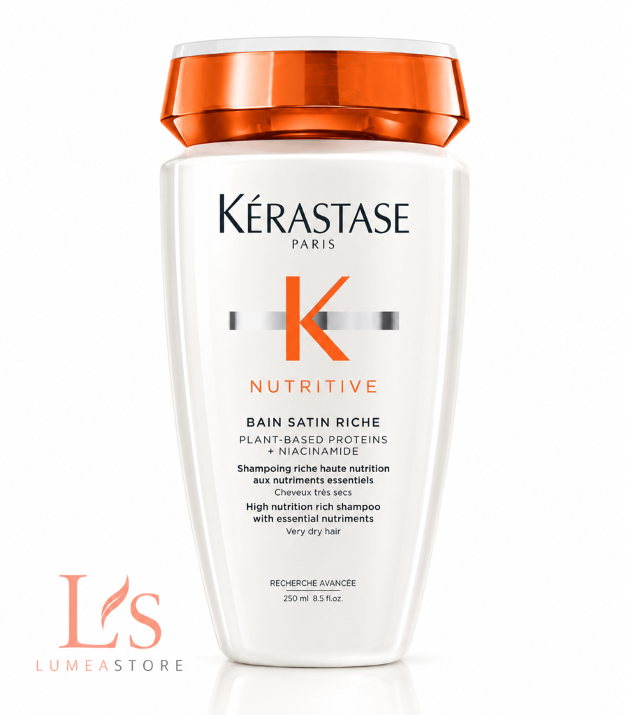 Kérastase Nutritive Bain Satin Riche Shampoo 250ml – Nourishing Shampoo for Very Dry Hair