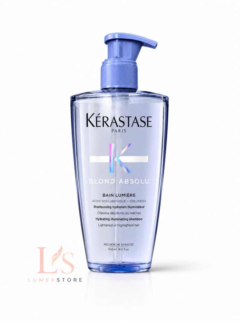 Kérastase Blond Absolu Bain Lumière Shampoo 500ml – Hydrating Shampoo for Blonde, Bleached & Highlighted Hair