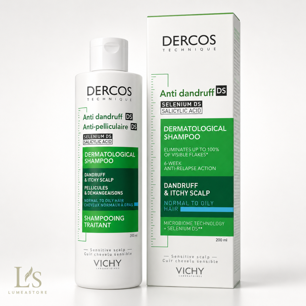 Vichy Dercos Technique Anti-Dandruff Shampoo for Normal to Oily Hair 200ml