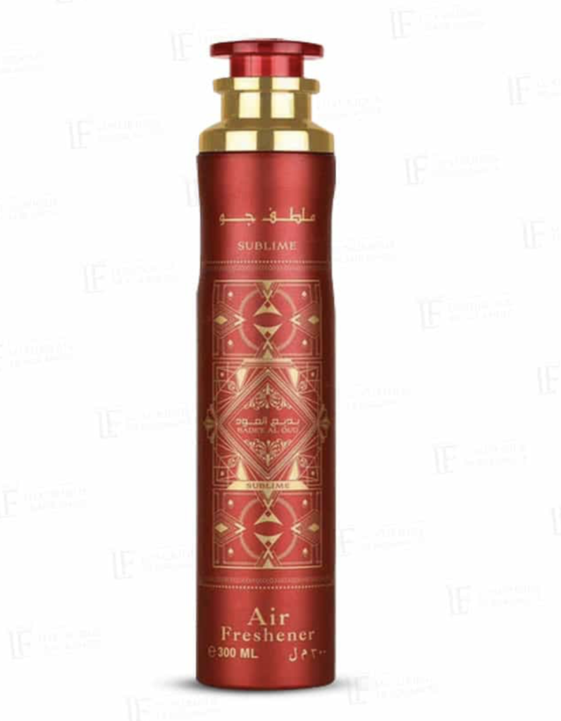 Lattafa Badee Al Oud Sublime Room Spray 300ml Arabian Air Freshener Oud Fragrance