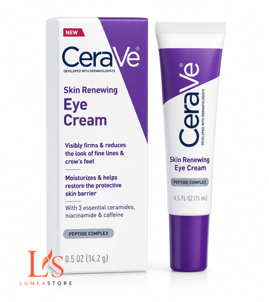 CeraVe Skin Renewing Eye Cream 15ml – Anti-Ageing Eye Cream for Fine Lines