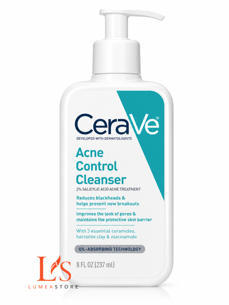 CeraVe Acne Control Cleanser 236ml – For Acne & Blemishes