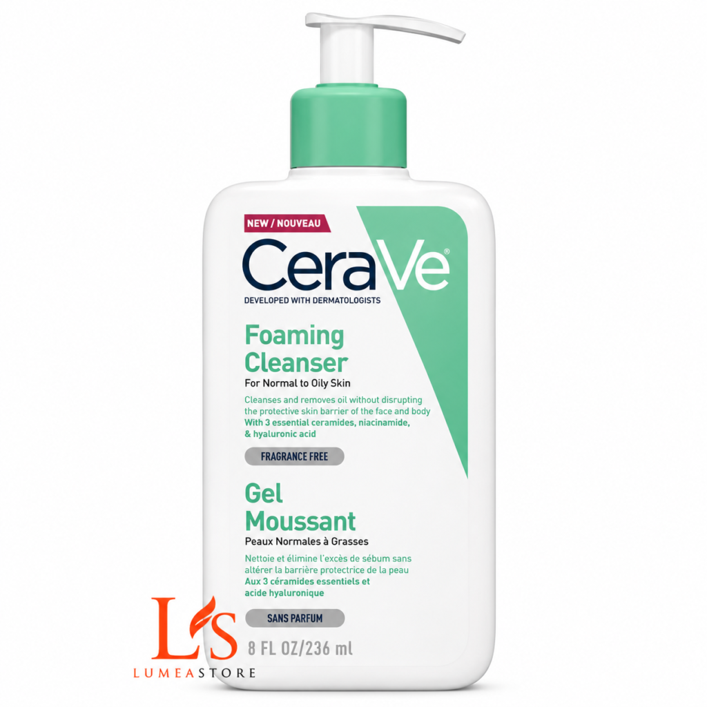 CeraVe Foaming Cleanser 236ml – Foaming Cleansing Gel for Normal to Oily Skin