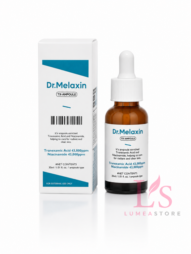 Dr. Melaxin TX Ampoule RX with 4.3% Tranexamic Acid & 4.3% Niacinamide – Serum for Dark Spots – 30 ml